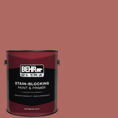 1 gal. #PPU2-13 Colonial Brick Flat Exterior Paint & Primer