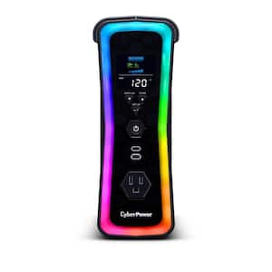 1500VA 120-Volt Sine Wave Gaming UPS with RGB Lighting and Battery Backup