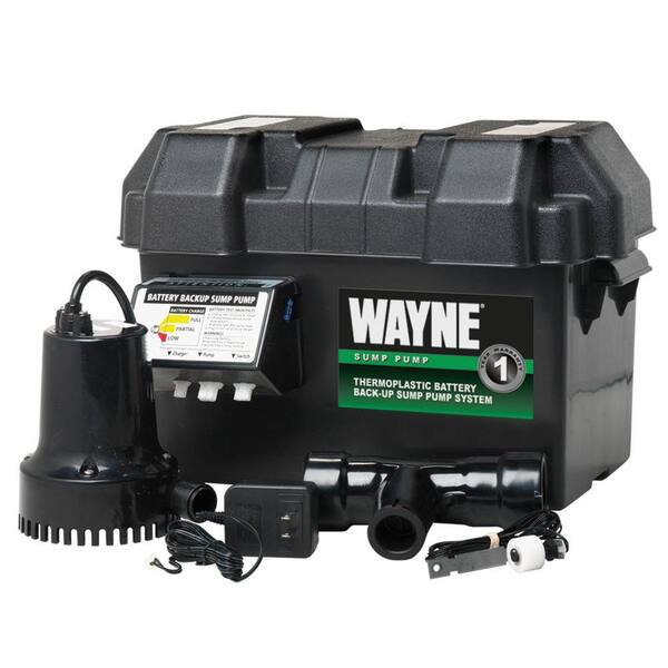Wayne 1/4 HP - 12-Volt Battery Backup Sump Pump System