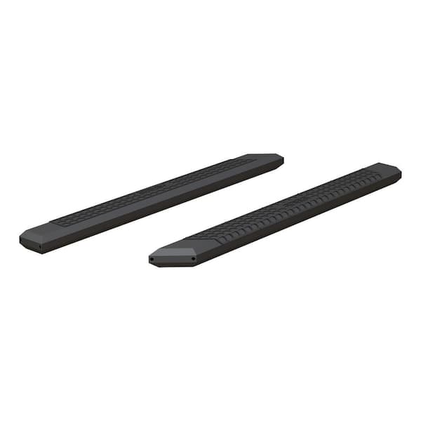 Aries AdvantEDGE 5-1/2" x 75" Black Aluminum Side Bars (No Brackets)