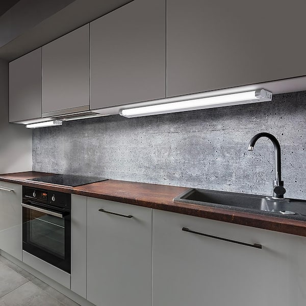 32 inch Linkable LED Beam Adjustable Under Cabinet Strip Light Plug in or Hardwire 3000K to 2700K Dimmable