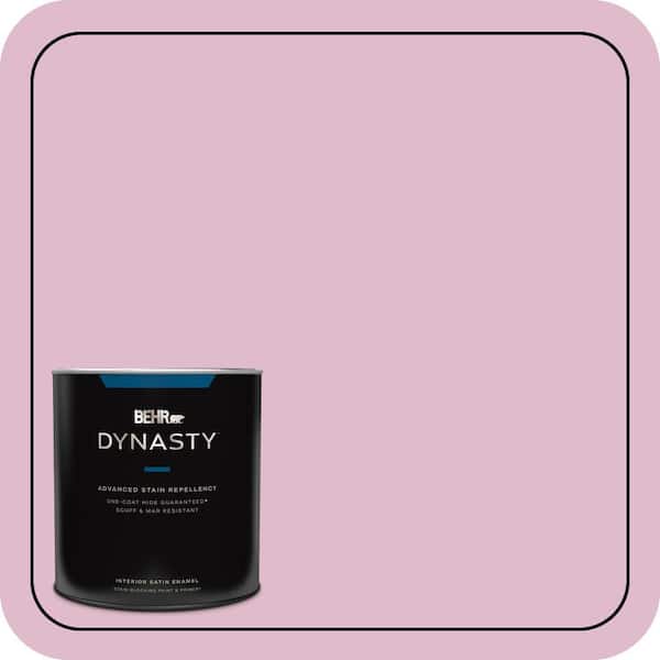BEHR DYNASTY 1 qt. #M130-3 Wild Geranium Satin Enamel Interior Stain-Blocking Paint & Primer