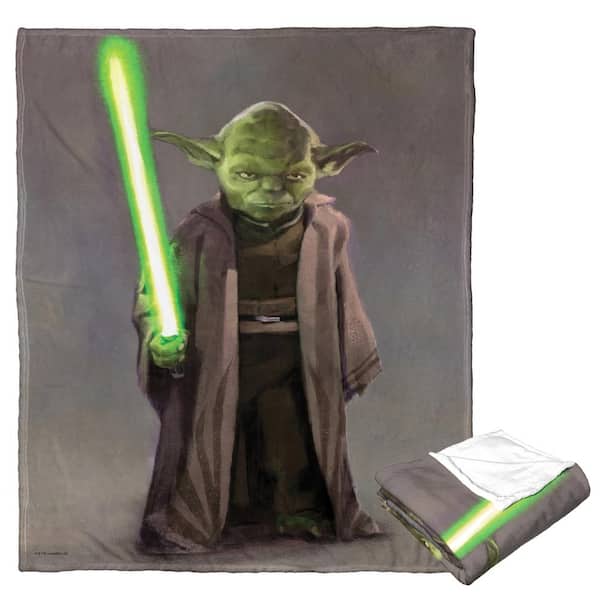 THE NORTHWEST GROUP Star Wars: High Republic Warrior Yoda Silk Touch Multi-Colored Throw Blanket