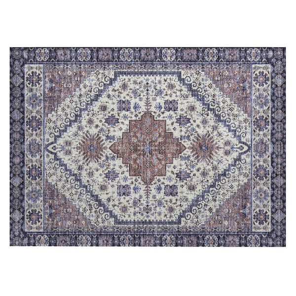 Chantille Machine Washable Indoor/Outdoor Abstract ACN2806 Linen 3 ft. x 4 ft. Area Rug