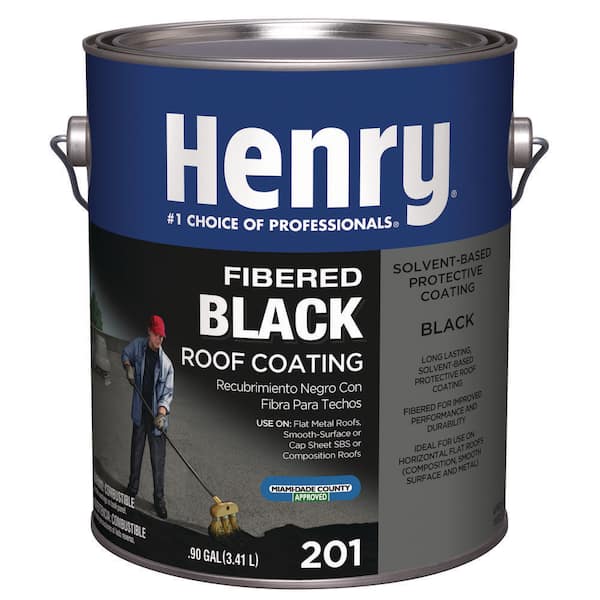 201 Fibered Black Asphalt Roof Coating 0.90 gal.