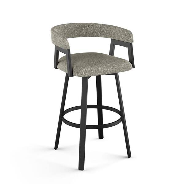 cozyman Zorro 27 in.Linen Fabric Upholstered Swivel Counter