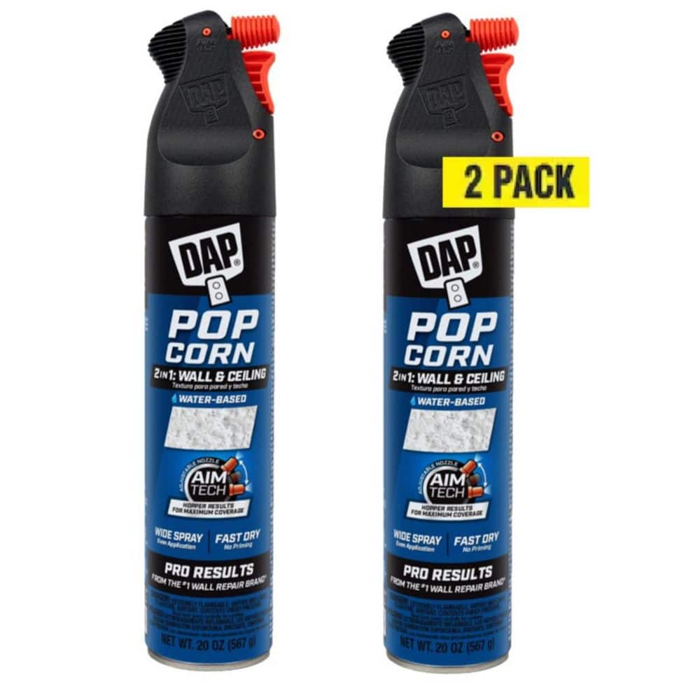 DAP Spray Texture 20 Oz. Popcorn Water Based 2-in-1 Wall and