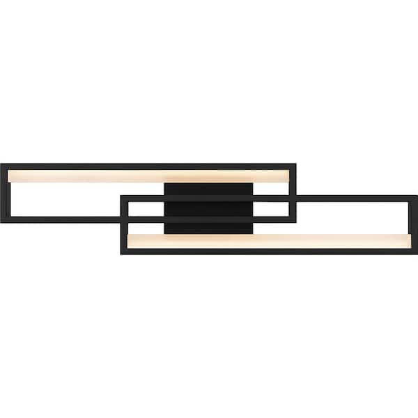 Quoizel Kocha 23.5 in. 1-Light Earth Black Integrated LED Vanity Light Bar