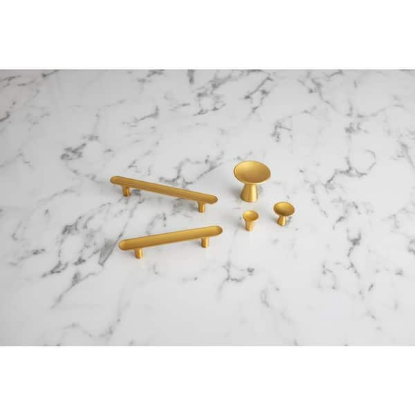 HICKORY HARDWARE Maven 3-3/4 in. (96 mm) Brushed Golden Brass