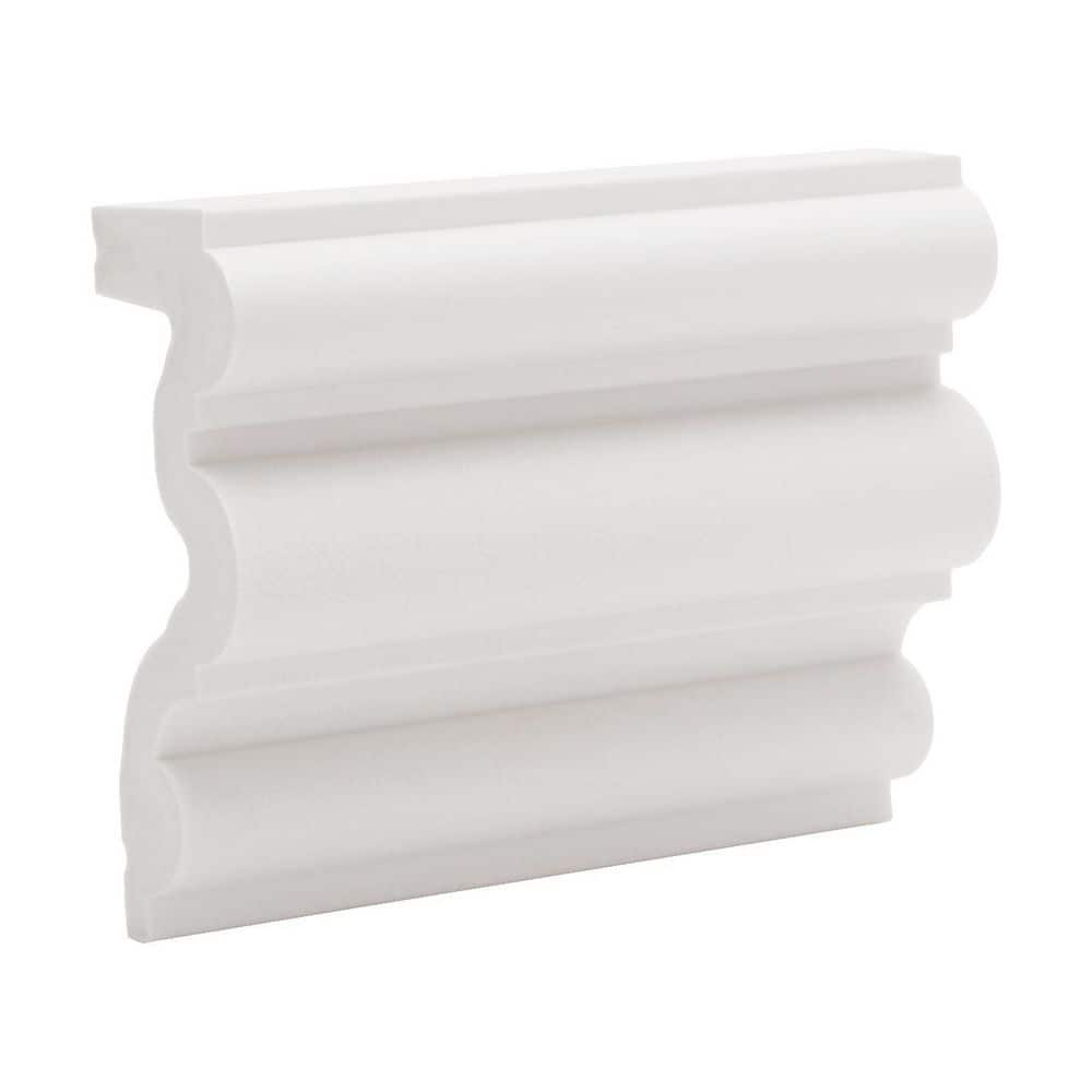 ORAC DECOR 1-3/8 in. D x 3-1/4 in. W x 4 in. L. Primed White Plain ...