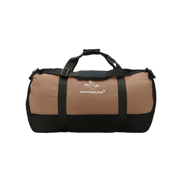Filios 24 in. x 16 in. Brown and Black Duffel Bag
