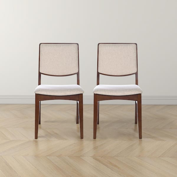 Ashcroft Furniture Co Natsu Beige Fabric Upholstered Japandy