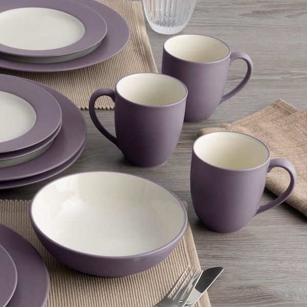 Noritake Colorwave Plum 7 in., 22 fl. oz. (Purple) Stoneware