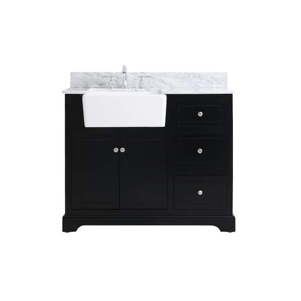 Unbranded Timeless Home 30 in. W x 19 in. D x 34 in. H Bath Vanity in White with Ivory White Top