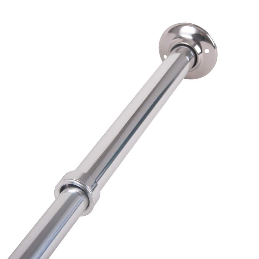Adjustable Chrome Rustproof Ceiling Support Bar for Shower Curtain Rod