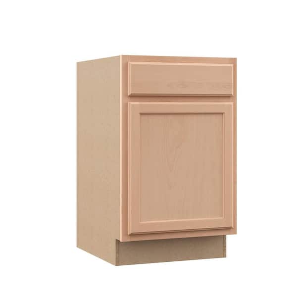 Recessed Panel 21 in. W x 24 in. D x 34.5 in. H Assembled Base Kitchen Cabinet in Unfinished