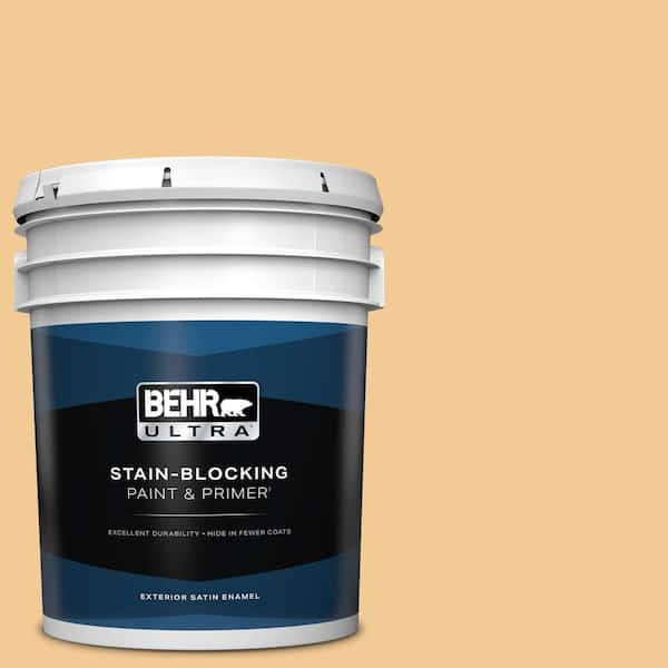 BEHR ULTRA 5 gal. #M260-4 Lunch Box Satin Enamel Exterior Paint & Primer