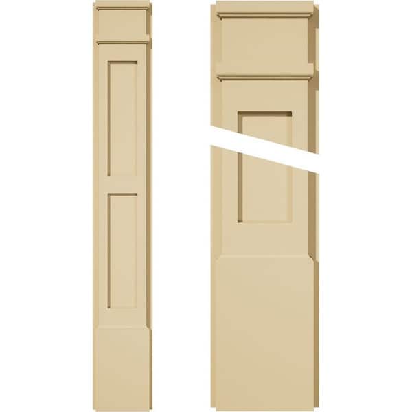 2 in. D x 7 in. W x 48 in. L Primed Polyurethane Pilaster 1- Pack