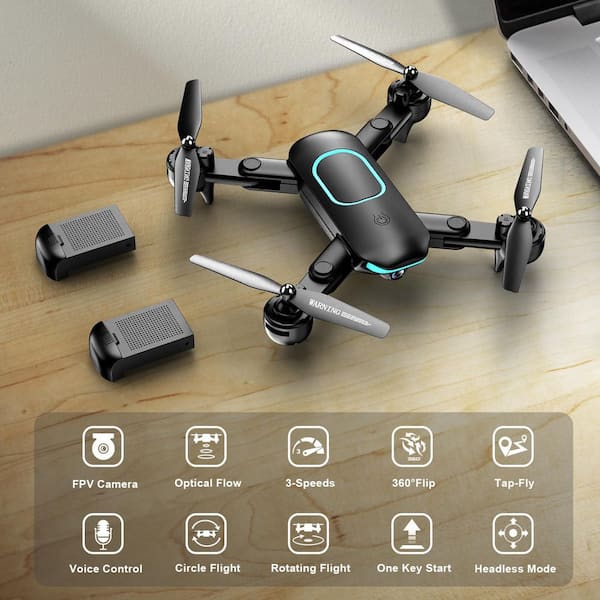 Ahfiwaso Foldable Drone Toy with 1080P Camera HD Live Video