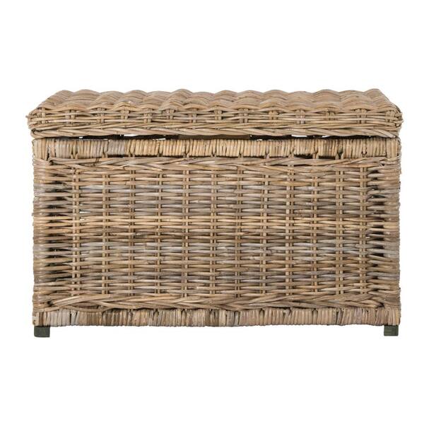 happimess 30 in. Natural Wicker Storage Trunk HPM9002B - The Home Depot
