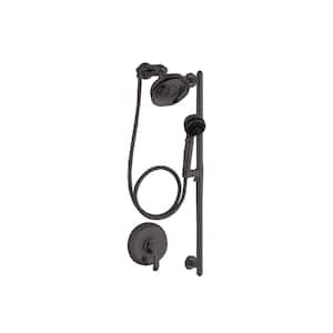 Fairfax 3-Spray Round Performance Showering Package in Oil-Rubbed Bronze (Valve Not Included)