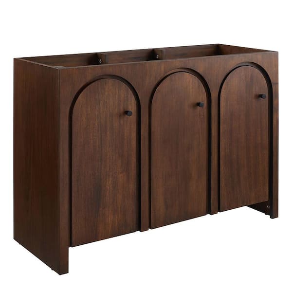Appia 48 in. W x 18 in. D x 34.5 in H . Bath Vanity Cabinet without Top in Walnut
