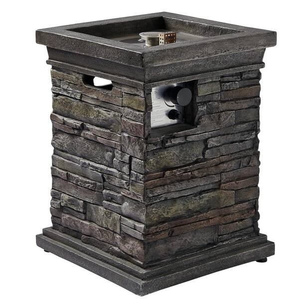 Deswan Auxence 17 9 In X 25 Square, Intertek Outdoor Fire Pit