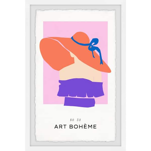 Unbranded "Art Boheme No 58" by Marmont Hill Framed People Art Print 12 in. x 8 in.