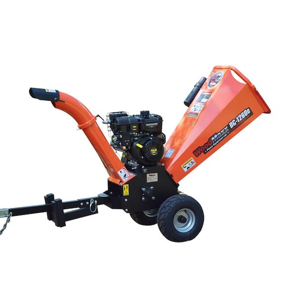 Unbranded DC-1260 4 in. Self-Feeding Gas Powered Wood Chipper (Electric Start- Vangaurd Engine)