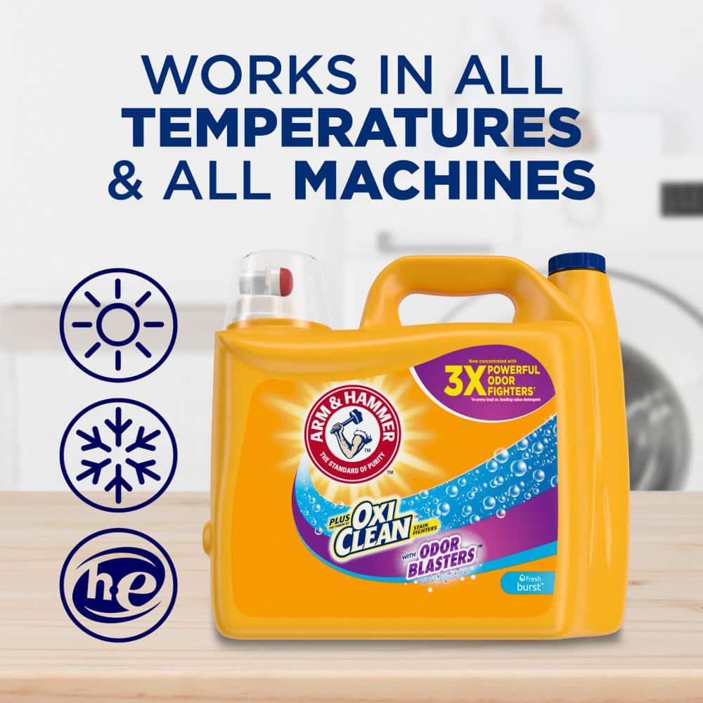 Arm & Hammer Fresh Burst Liquid Laundry Detergent 166.5 fl oz