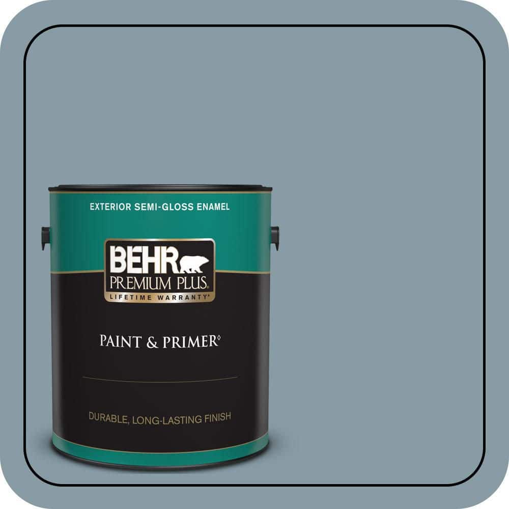 1 gal. #MQ5-27 Rainy Season Semi-Gloss Enamel Exterior Paint & Primer price history on PriceWatchPro