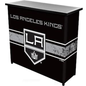 Los Angeles Kings Logo Black 36 in. Portable Bar