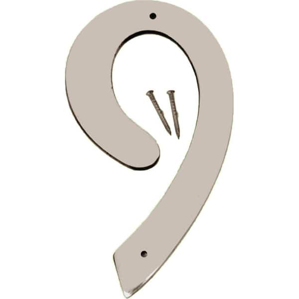 HY-KO 4 in. Satin Nickel Number 9