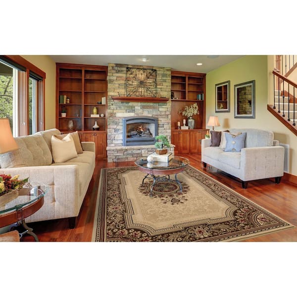 Ankara Chateau Ivory 9 ft. x 13 ft. Area Rug