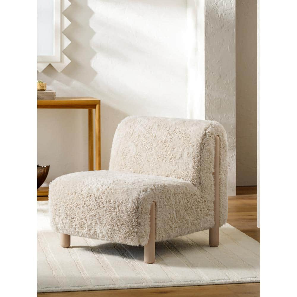 Accent chair off white discount