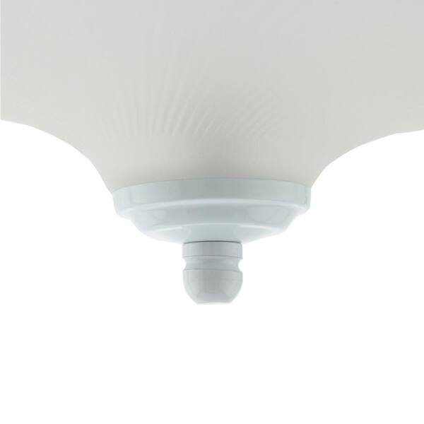 3 light flush mount home depot