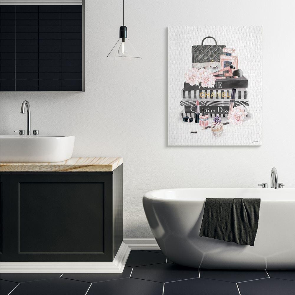 Large Gray Abstract Canvas Wall Art Print