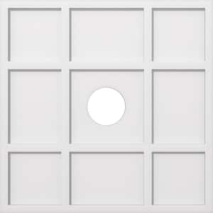 1 in. P X 9-3/4 in. C X 28 in. OD X 5 in. ID Rubik Architectural Grade PVC Contemporary Ceiling Medallion