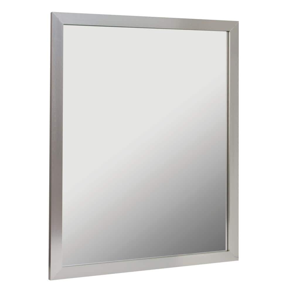 30 in. W x 36 in. H Rectangular Aluminum Framed Wall Mount Modern Decor Bat