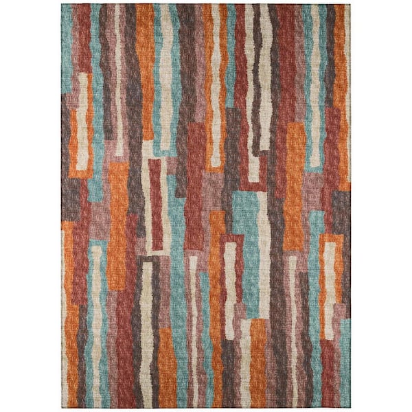 Addison Rugs Evolve Canyon 3 ft. x 5 ft. Striped Area Rug