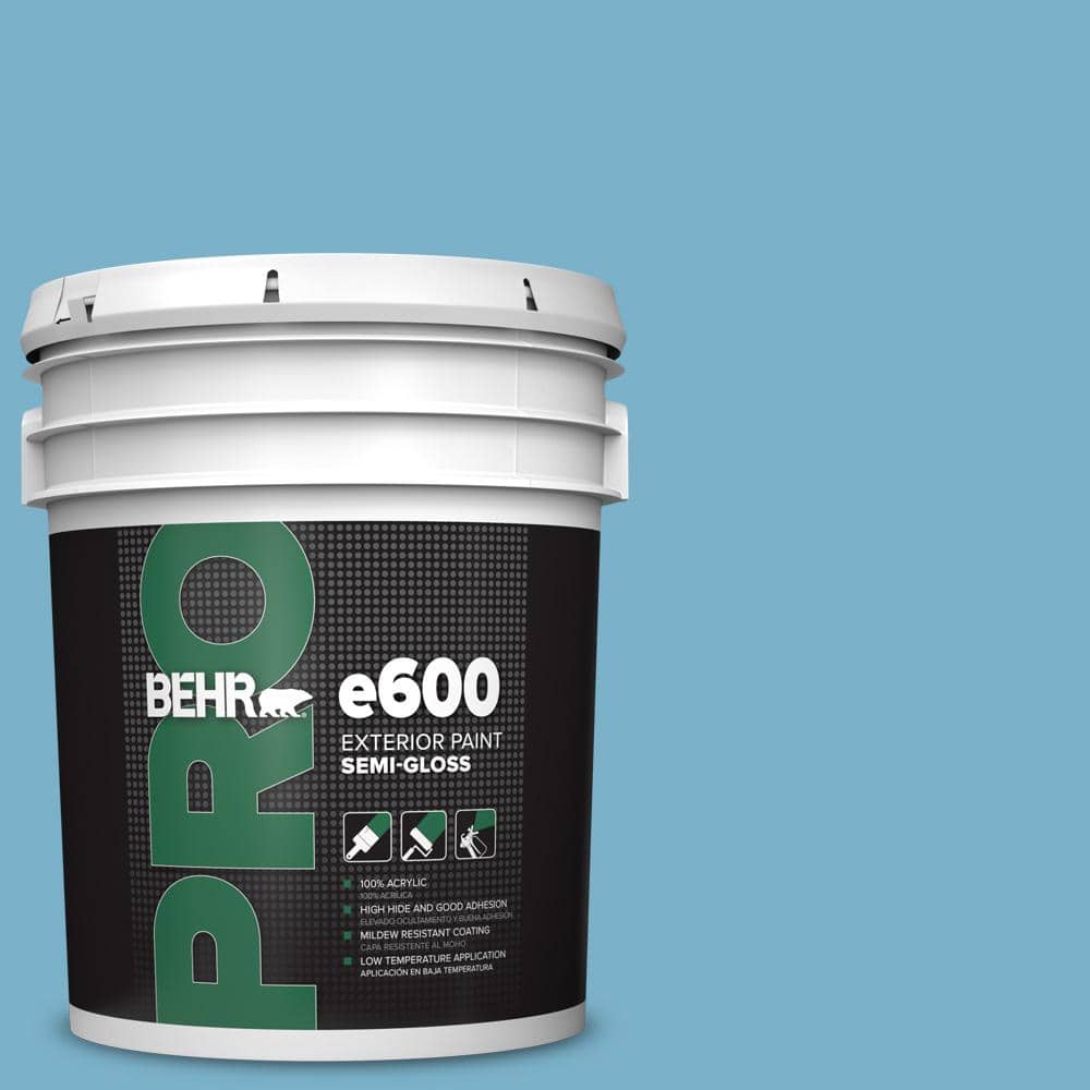 5 gal. #M490-4 Frisky Blue Semi-Gloss Exterior Paint price history on PriceWatchPro