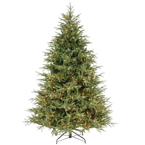 Home Accents Holiday 9 ft. Pre-Lit LED Wesley Pine Artificial Christmas Tree  with 650 Color Changing Mini Lights 23PG90078 - The Home Depot