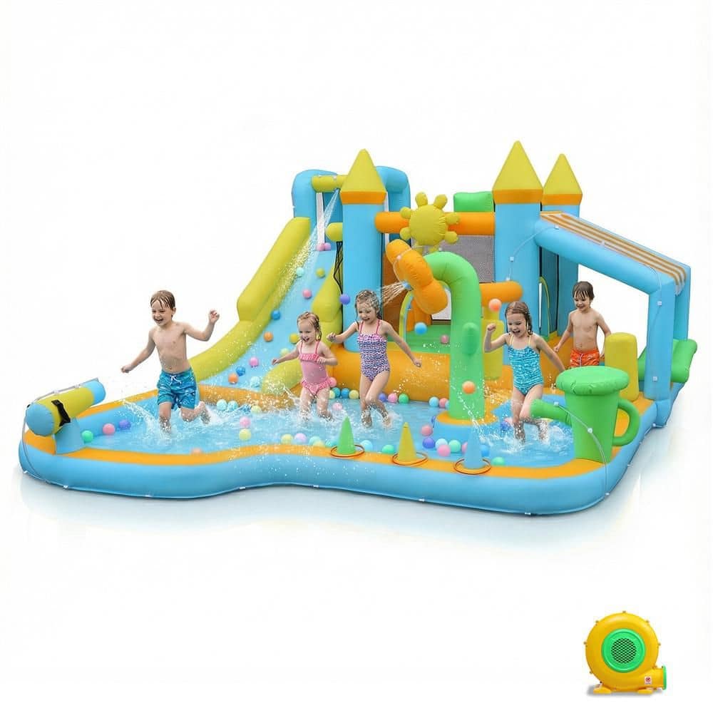 Karl home Oxford Cloth Inflatable Castle Garden Theme Bounce House