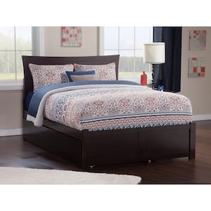 AFI Metro Espresso Full Platform Bed with Open Foot Board AR9031001 ...