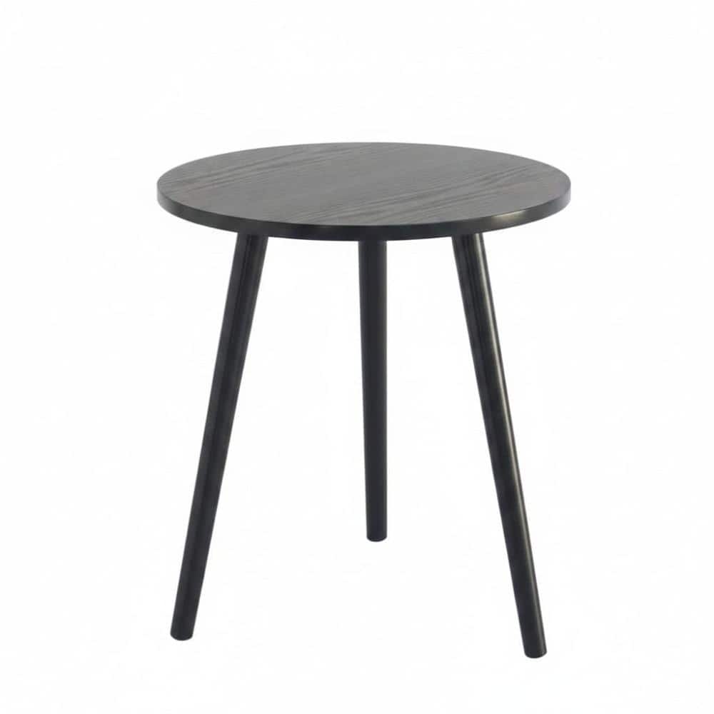 "19.69"" Round Side Table, Black Modern Accent End Table" price history on PriceWatchPro
