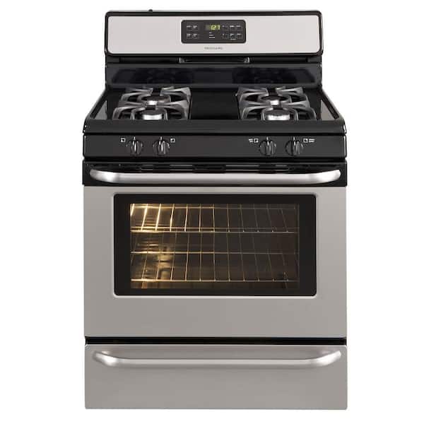 Frigidaire 5 cu. ft. Gas Range with Self-Cleaning Oven in Stainless Steel