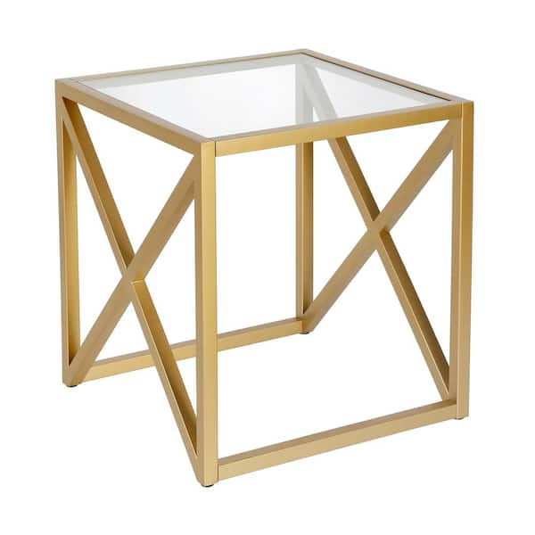 Meyer&Cross Calix Brass Side Table
