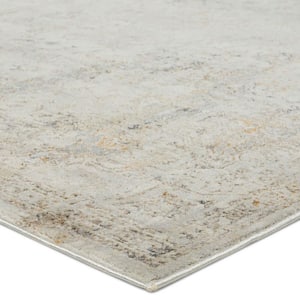 Firenze Light Gray 7 ft. 10 in. x 10 ft. Abstract Area Rug