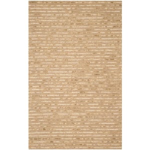 Bohemian Beige/Multi Doormat 3 ft. x 4 ft. Striped Area Rug