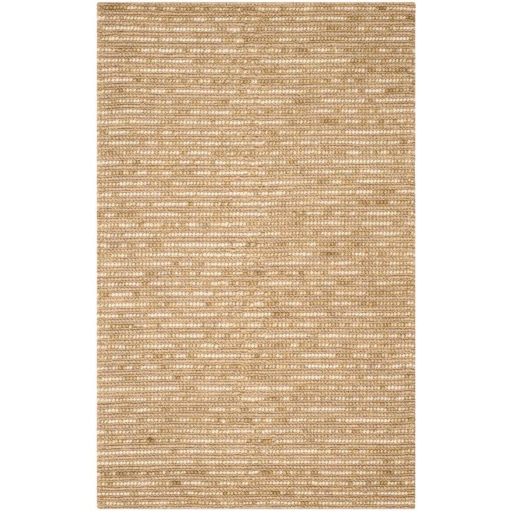 Hand-Knotted Bohemian Beige & Multi Wool-Cotton 8'x10' Rug
